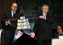 Mitja Gaspari, guverner Banke Slovenije, Jean-Claude Trichet, predsednik Evropske Centralne Banke 
 
