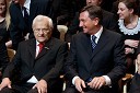 Dr. Jože Trontelj, predsednik Slovenske akademije znanosti in umestnosti; Borut Pahor, predsednik Republike Slovenije