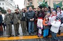 Zoran Jankovič, župan Mestne občine Ljubljana z nagrajenci