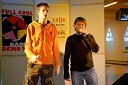 Aleš Mauc in Žan Mlinarič, tekmovalca mladi pevski talenti