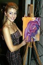 Vesna Vitrih, slikarka in Miss Interneta 2003