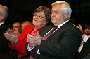 Milan Kučan, nekdanji predsednik Republike Slovenije z ženo Štefko