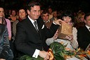 Borut Pahor, evroposlanec in Slovenec leta 2006 z življenjsko sopotnico Tanjo
