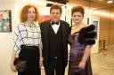 Hermina Kovačič, novinarka, ambasadorka Diners Club Style; Vlado Štimac; Milena Eber Štimac, krznarstvo Eber