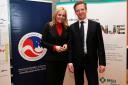 Mag. Ajša Vodnik, izvršna direktorica Ameriške gospodarske zbornice (AmCham); Mark Ypinga, director Merck Sharp & Dohme Slovenia