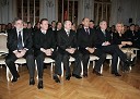 Dušan Kumer, poslanec SD, Bojan Šrot, župan občine Celje, Franc Kangler, mariborski župan, Janez Janša, predsednik Vlade Republike Slovenije, Milan Predan - Pipi, direktor ČZP Večer in njegova žena Darka Zvonar Predan