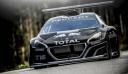 Sébastien Loeb in Peugeot 208 T16 Pikes Peak na preizkusni vožnji na progi La Ferté-Vidame v severozahodni Franciji