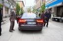 Prihod gostov z Audi VIP Shuttli