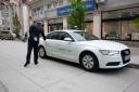 Prihod gostov z Audi VIP Shuttli