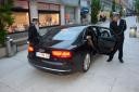 Prihod gostov z Audi VIP Shuttli