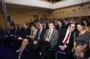 Mag. Alenka Bratušek, predsednica vlade RS; prof. Miroslav Rebernik, programski vodja konference Podim; dr. Andrej Fištravec, župan MOM; ...; ...