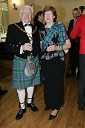Župan škotske pokrajine North Ayrshirea Drew Duncan z ženo Rosemary