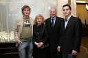 Jasmin Petan Malahovsky in njen mož Aleksander Malahovsky ter sinova Jaka in Grega Malahovsky