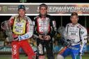 Krzysztof Kasprzak (Pol); Tai Woffinden (VB); Nicki Pedersen (Dan)