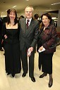 Kristijan Ukmar, ravnatelj SNG Opera in Balet Ljubljana z ženo Branko Ukmar Strmole in Diana Kosec Bourek, kostumografinja