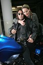 Dado Topić in Iva Gluhak, pevka skupine Dragonfly na Harleyu Ultra Classic Electra Glide