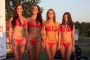 Nina Skok; Maja Ražnjevič; Vanja Fideršek; Maja Vukmanovič, kandidatke za Miss bikini 2013