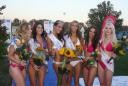 Ines Džonlič, Miss fotogeničnosti; Tara Tanita, prva spremljevalka Miss bikini 2013; Maja Ražnjevič, Miss bikini 2013; Vanja Fideršek, druga spremljevalka Miss bikini 2013; Maja Vukmanovič, Miss občinstva; Tea Recek, Miss Slovenskih novic