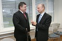 Janez Božič, minister za promet in Tomasz Kulakowski, direktor marketinga Ryanair za Srednjo Evropo