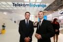 Igor Jecl, direktor sektorja za prodajo, Telekom Slovenije; Samo Omerzel, minister za infrastrukturo in prostor