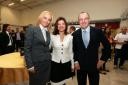 Mag. Ajša Vodnik, izvršna direktorica Ameriške gospodarske zbornice (AmCham); Sonja Šmuc, izvršna direktorica Združenja manager; Brane Krajnik, direktor The Slovenia Times