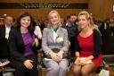 Sonja Šmuc, izvršna direktorica Združenja manager; Melita Gregorc, Sberbank; Maria Anselmi, direktorica Bisnode d.o.o.