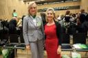 Melita Gregorc, Sberbank; Maria Anselmi, direktorica Bisnode d.o.o.