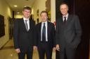 Martin Logar, direktor družbe Summit avto; Len Reece; Arne Mislej, konzul Indonezije v Sloveniji