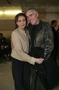Zoran Predin, pevec in njegova žena Barbara Lapajne Predin, igralka