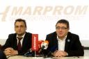 Bernard Majhenič, direktor Marprom; dr. Andrej Fištravec, župan MOM