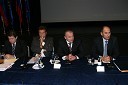 Janez Božič, minister za promet, Iztok Jarc, minister za kmetijstvo, Franc Kangler, mariborski župan, Janez Janša, predsednik Vlade Republike Slovenije