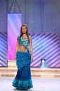 Slavica Grabovac, finalistka miss Universe 2007 v obleki kreatorke Duške Herman