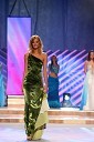 Tjaša Kokalj, zmagovalka miss Universe 2007 v obleki kreatorke Anite Mikolič