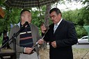 Franc Kangler, mariborski župan in Stanko Gregorec, župan občine Kobilje