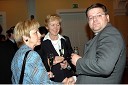 Vojka Ravbar, izvršna direktorica SKB Banke, Cvetka Selšek, predsednica uprave SKB in Peter Ješovnik, namestnik državnega sekretarja za evropske zadeve
