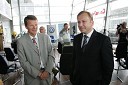 Tone Jagodic, generalni sekretar Olimpijskega komiteja Slovenije in Peter Kukovica, predsednik Atletske zveze Slovenije
