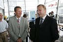 Tone Jagodic, generalni sekretar Olimpijskega komiteja Slovenije in Peter Kukovica, predsednik Atletske zveze Slovenije