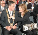 Zoran Jankovič, župan Ljubljane z ženo Mijo Jankovič