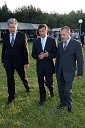 Franc Kangler, mariborski župan, Karl Viktor Erjavec, minister za obrambo RS in Andrej Verlič, mariborski podžupan