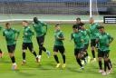 Uradni trening Sporting CP pred tekmo z NK Maribor