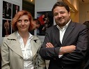 Maruša Penzeš, uredniška direktorica ženskih revij družbe Adria Media in Tomaž Drozg, predsednik uprave Adria Media Ljubljana
