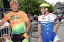 Franc Hvasti, nekdanji selektor slovenske kolesarske reprezentance in Bogdan Ravbar