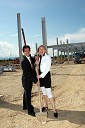 Alain in Patricia Gomez, lastnika mariborskega centra E.Leclerc