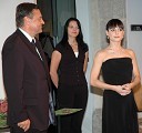 Zoran Jankovič, župan Ljubljane in Ana Klašnja, baletna plesalka