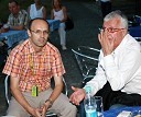 Tomaž Ranc, glavni in odgovorni urednik Večera in Vinko Vasle, direktor Radia Slovenija