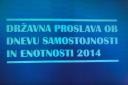 Državna proslava ob dnevu samostojnosti in enotnosti 2014