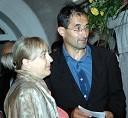 Janez Kopač, nekdanji minister za okolje, prostor in energijo z ženo
