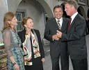 Zoran Jankovič, župan Ljubljane z ženo Mijo Jankovič in Thomas B. Robertson, ameriški veleposlanik z ženo Antoinetto