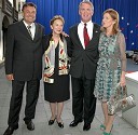 Zoran Jankovič, župan Ljubljane z ženo Mijo Jankovič in Thomas B. Robertson, ameriški veleposlanik z ženo Antoinetto