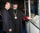 Dr. Janez Drnovšek, predsednik države in dr. Ivan Rozman, rektor Univerze v Mariboru